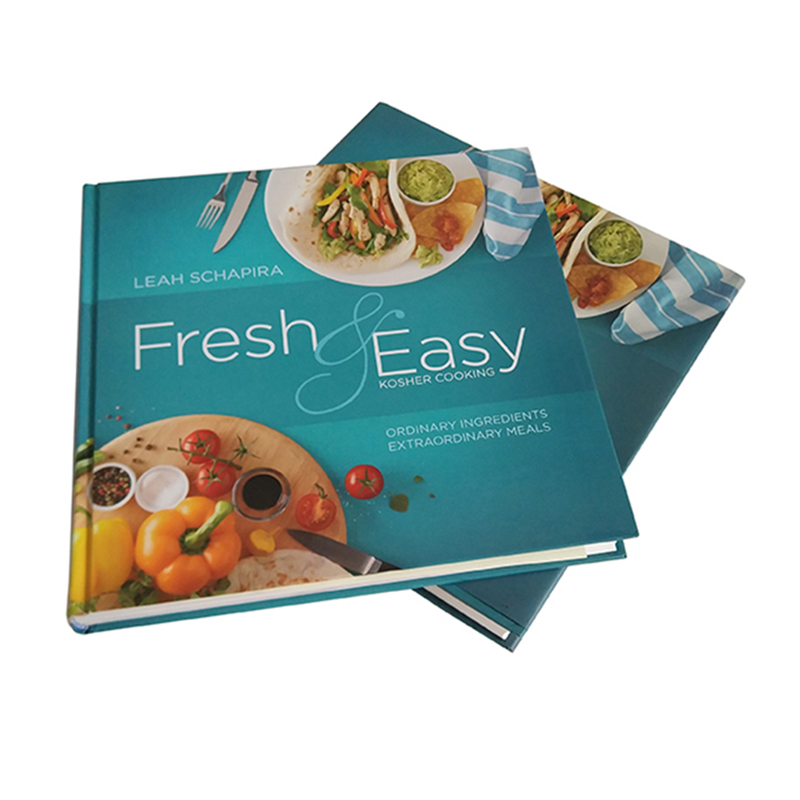 Top quality round spine hardcover book printing custom book printing