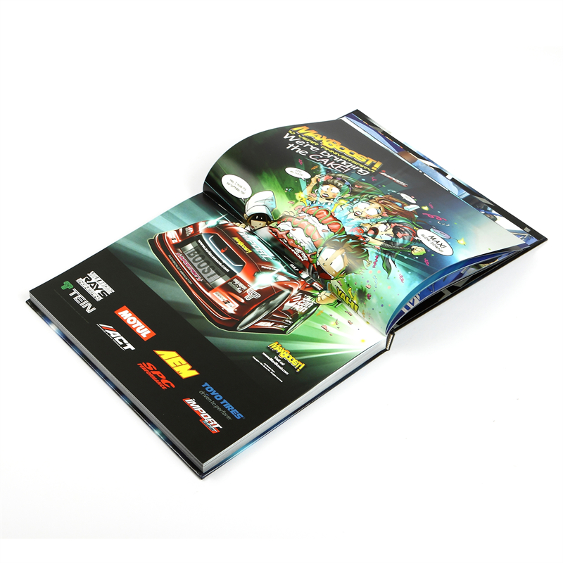Custom Hardcover Cartoon Comic Book Printing