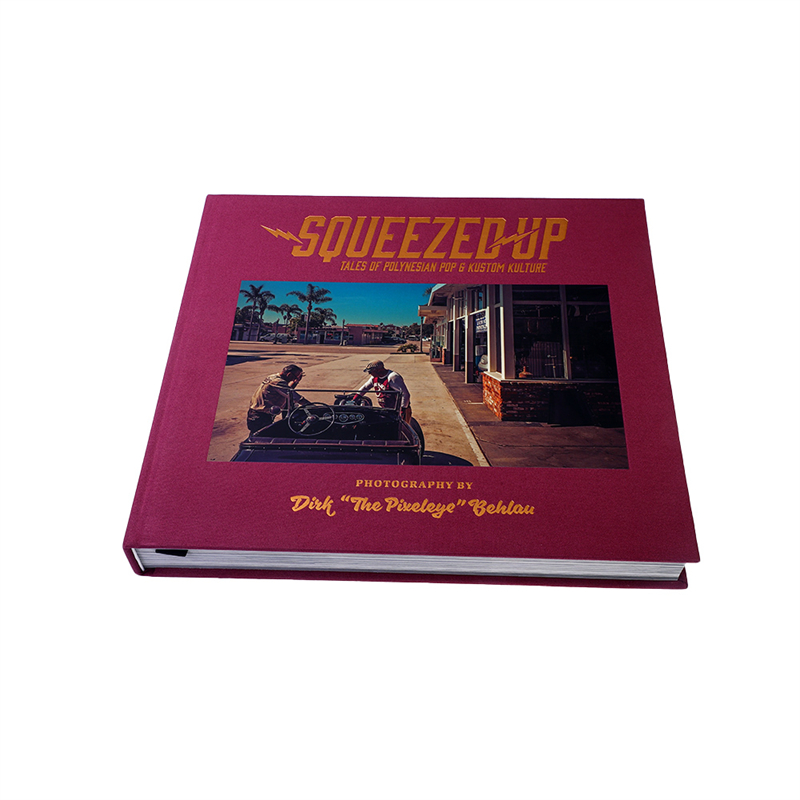 Deluxe hardcover book printing with case custom book printing