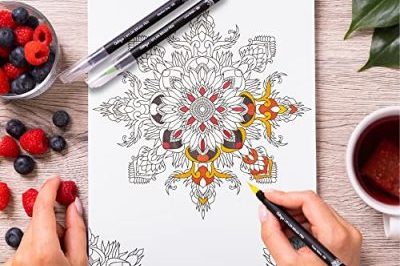 A4 Size Adult Coloring Books By Colorya (1)