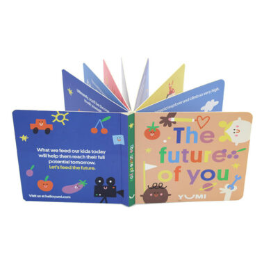 Custom bedtime story children’s book printing with colorful illustrations and hardcover binding