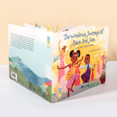 Custom double-sided children’s book printing with colorful illustrations and sturdy pages