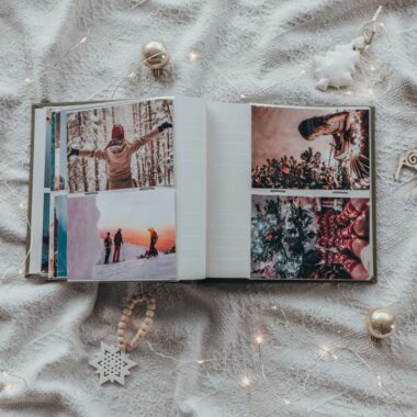 Custom family full-color hardcover photo book printing with vibrant photos