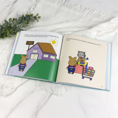 Custom full-color hardcover children’s book printing with bright illustrations and sturdy binding