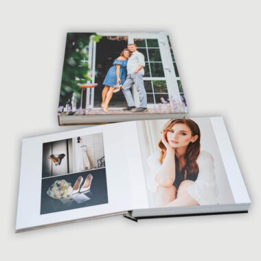 Custom hardcover photography photo book printing with vivid images and premium binding