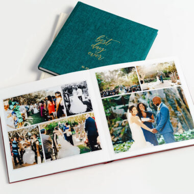 Custom high-quality hardcover photo book printing with vibrant colors and durable binding