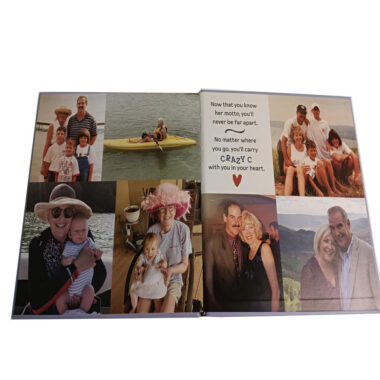Custom high-quality hardcover photo book printing with vibrant colors and durable binding