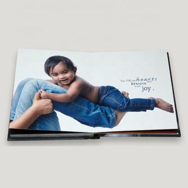Custom high-quality photo book printing with vivid colors and hardcover binding