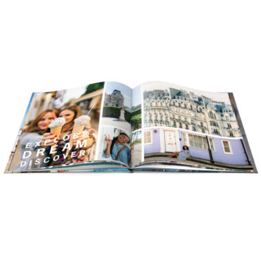 Custom luxury high-quality photo book printing with elegant hardcover and vivid images