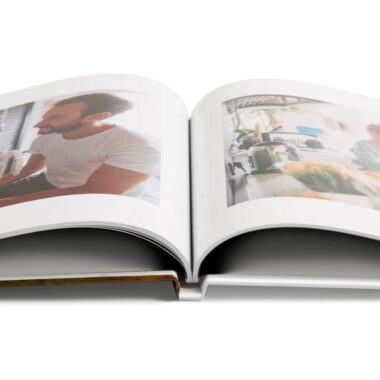 Custom luxury high-quality photo book printing with elegant hardcover and vivid images