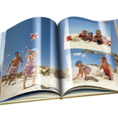Custom luxury high-quality photo book printing with elegant hardcover and vivid images