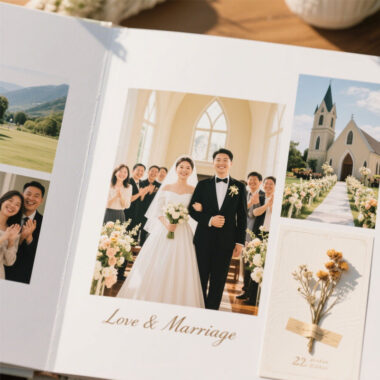 Custom luxury high-quality photo book printing with elegant hardcover and vivid images