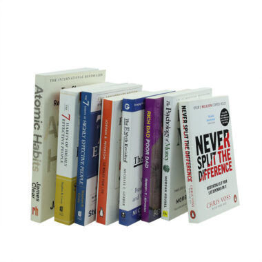 Custom multi-language softcover book printing with professional binding and vibrant colors