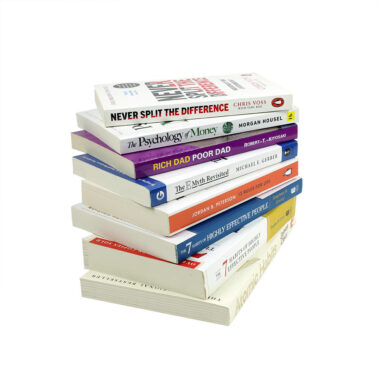 Custom multi-language softcover book printing with professional binding and vibrant colors