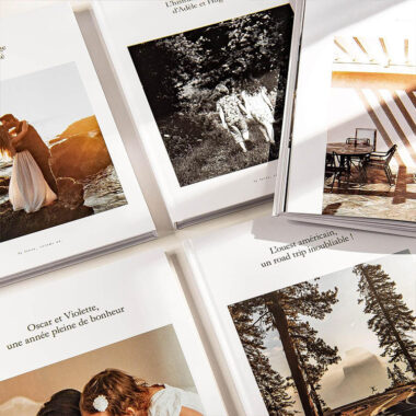 Custom photo book printing for family and wedding memories with hardcover and vivid colors
