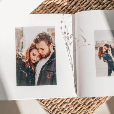 Custom photo book printing for family and wedding memories with hardcover and vivid colors