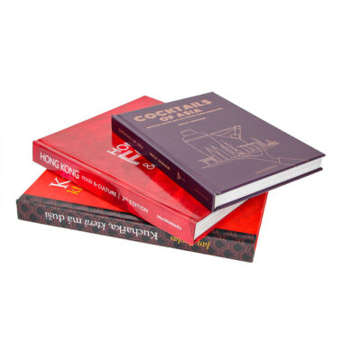 Factory custom hardcover book printing with high-quality binding and vibrant cover design