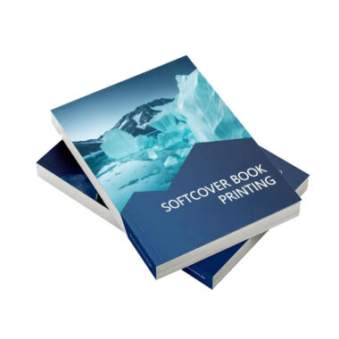 Custom high-quality softcover book printing with professional finish