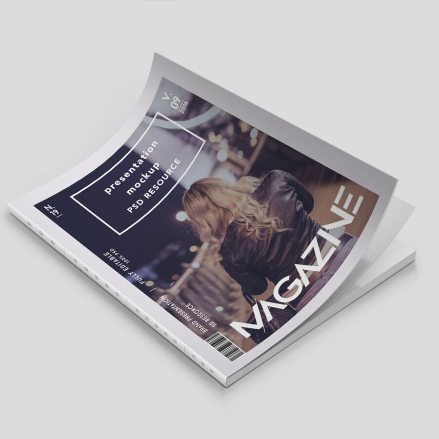 Custom professional softcover book printing for magazines, booklets, and novels