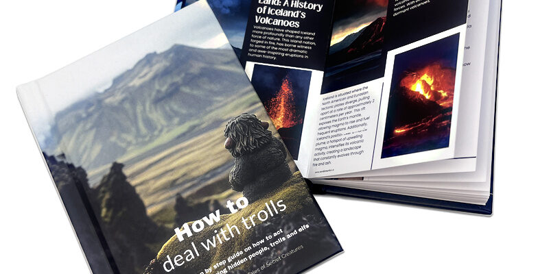 Premium custom hardcover book printing with high-quality binding