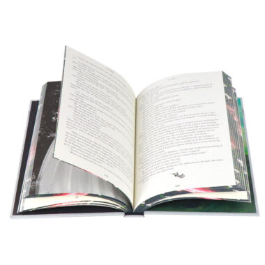 Custom novel story hardcover book printing with elegant design and vivid colors