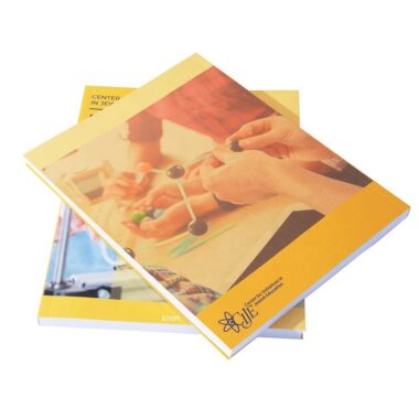 Premium custom softcover book printing with professional design and durable binding